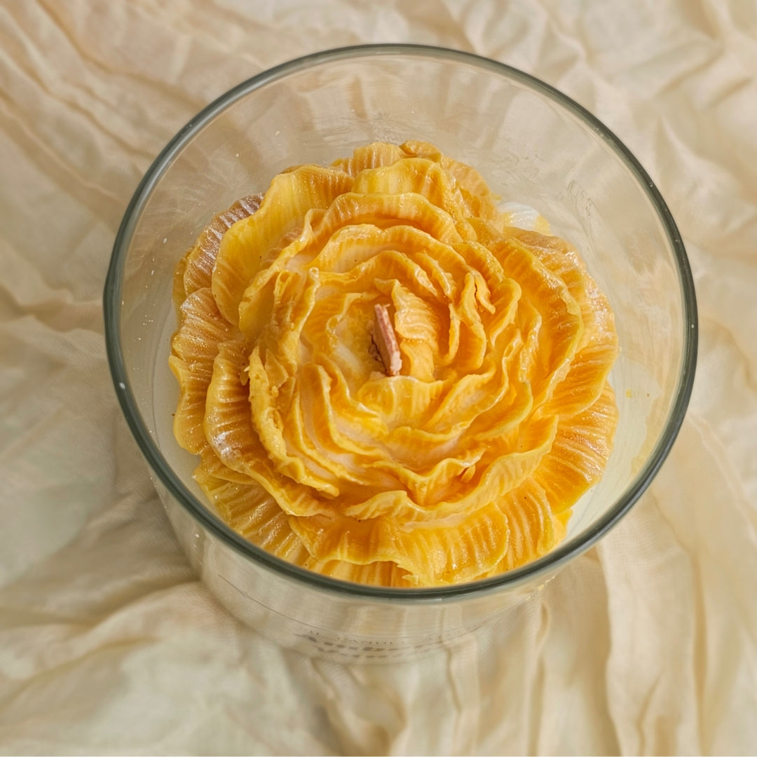 Luxury Peony Candle – Handcrafted Coconut Soy Wax, 8.5 oz