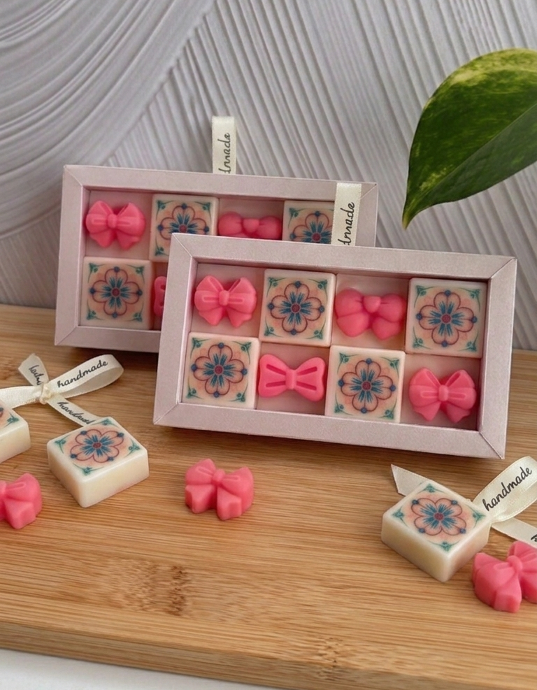 Cajita de Regalo Wax Melts Artesanales (8 Pzas) – Cera de Coco y Soya