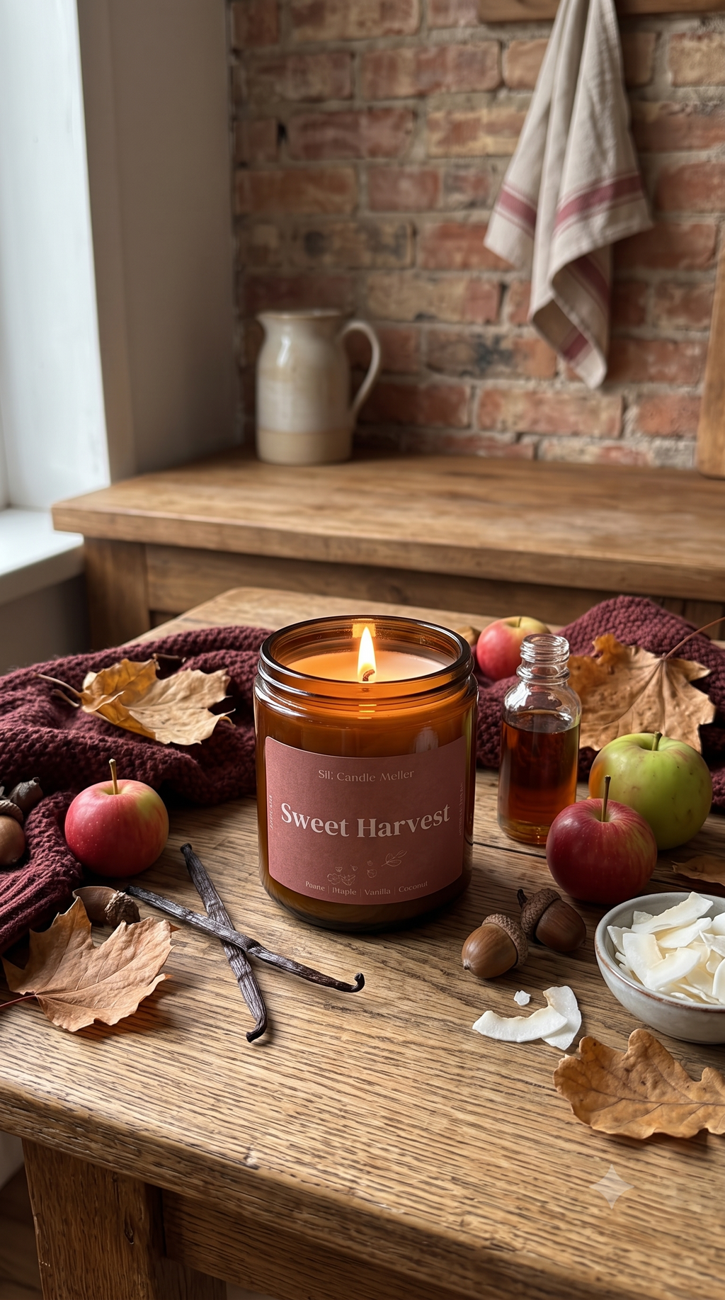 Sweet Harvest Candle - Autumn Aura Collection - 8 oz (226 gr)