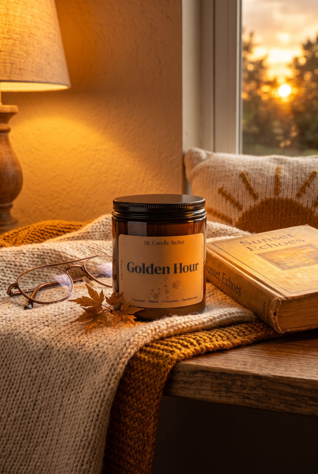 Golden Hour Candle - Autumn Aura Collection - 8 oz (226 gr)
