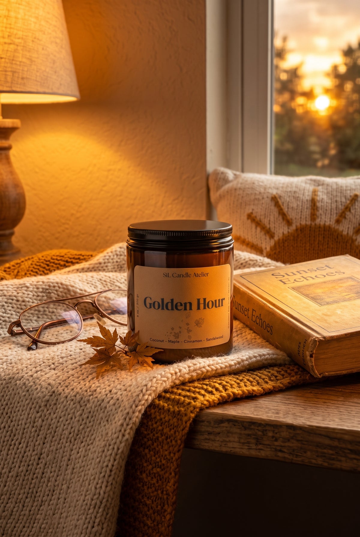 Golden Hour Candle - Autumn Aura Collection - 8 oz (226 gr)
