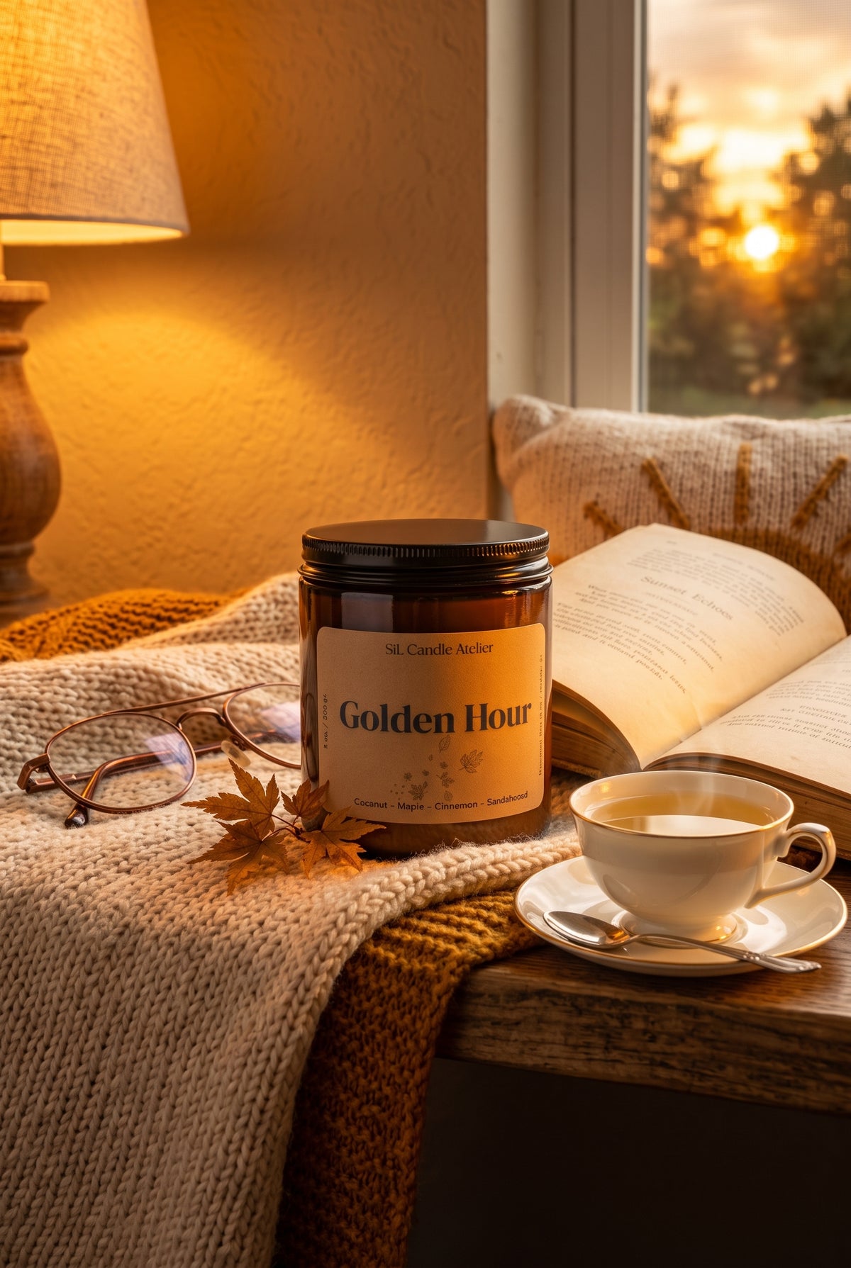 Golden Hour Candle - Autumn Aura Collection - 8 oz (226 gr)
