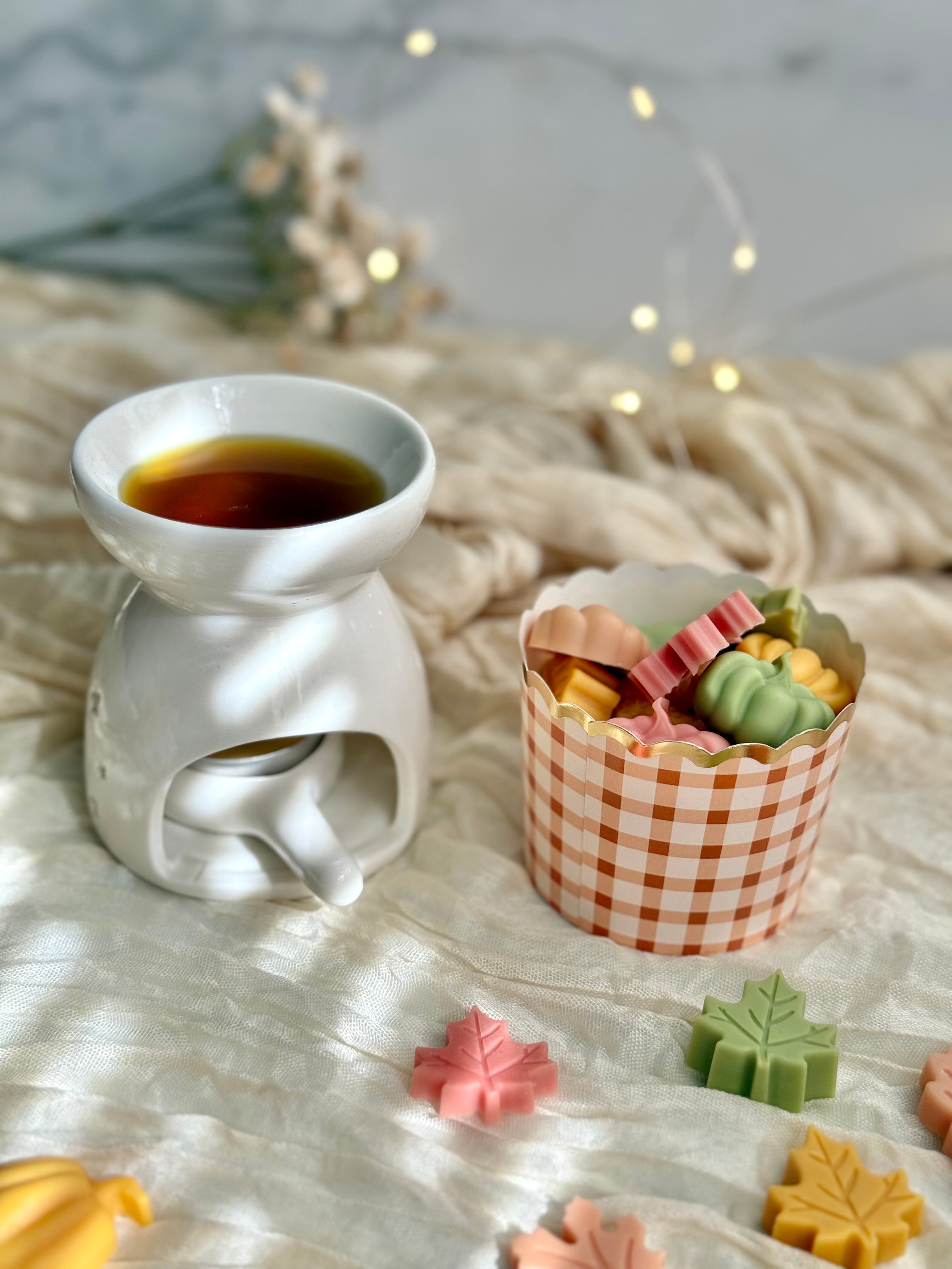 Set Aromático de Quemador y Wax Melts  | Soy Wax Melt Burner Set