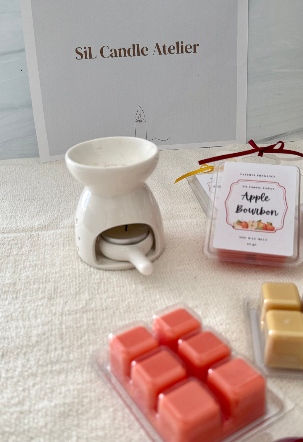 Set Aromático de Quemador y Wax Melts  | Soy Wax Melt Burner Set