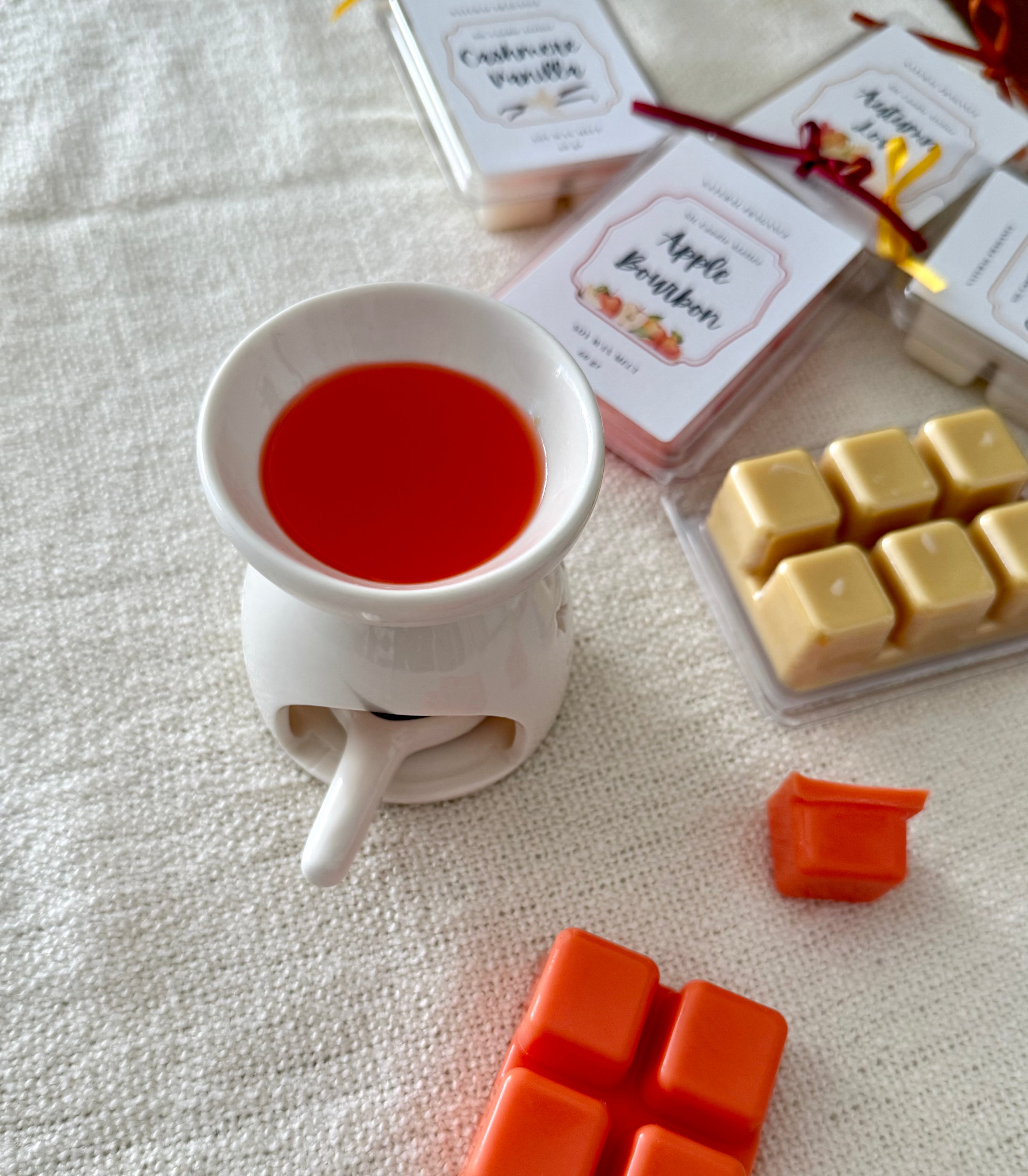 Set Aromático de Quemador y Wax Melts  | Soy Wax Melt Burner Set
