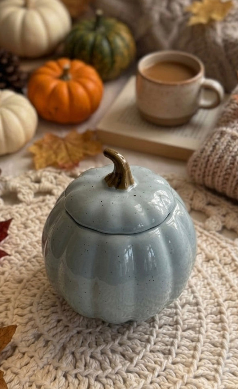 Vela de Cerámica en Forma de Calabaza – Autumn Cashmere (11.7 oz)