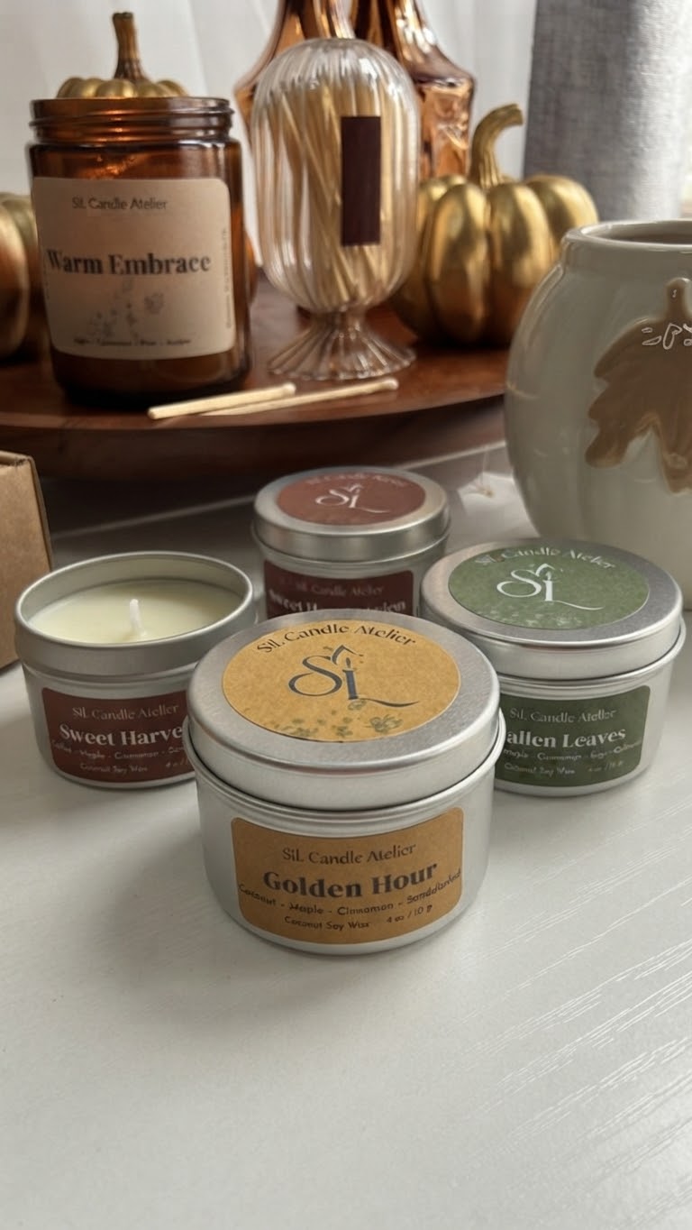 Autumn Edition Discovery Box - Set of 6 Mini Candle Tins