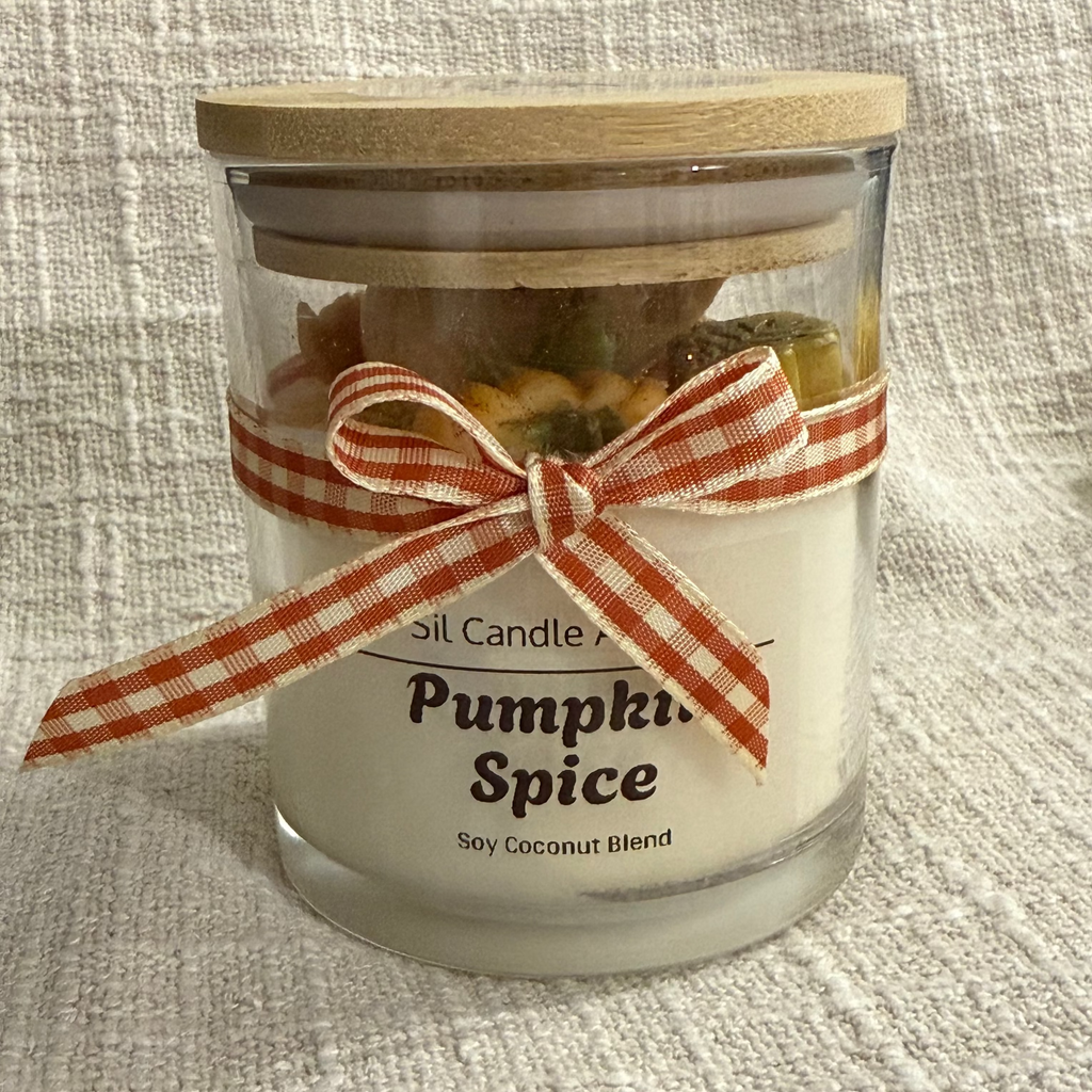 Pumpkin Spice Candle – Hand-Poured Coconut Soy Wax by Sil Candle Atelier