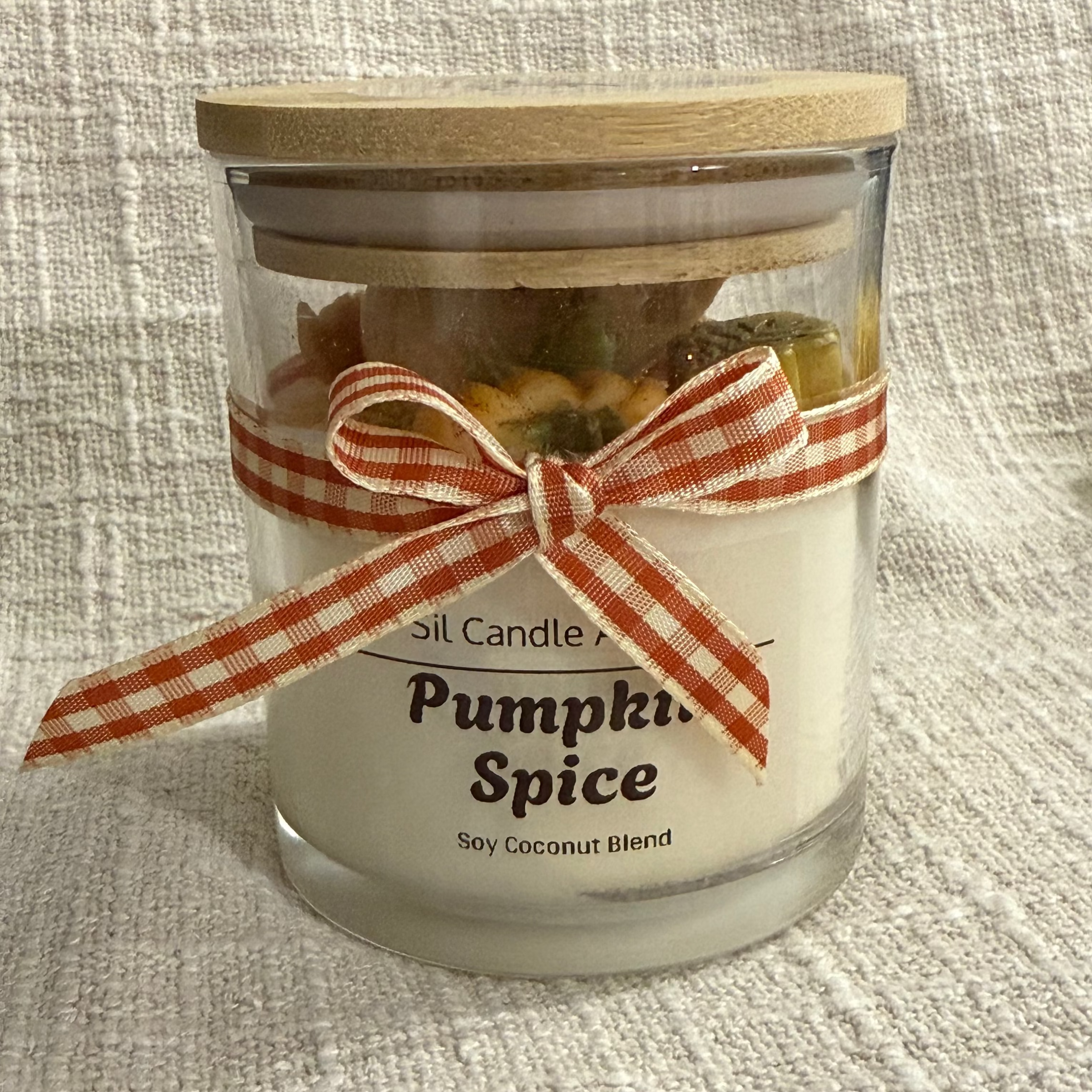 Pumpkin Spice Candle – Hand-Poured Coconut Soy Wax by Sil Candle Atelier